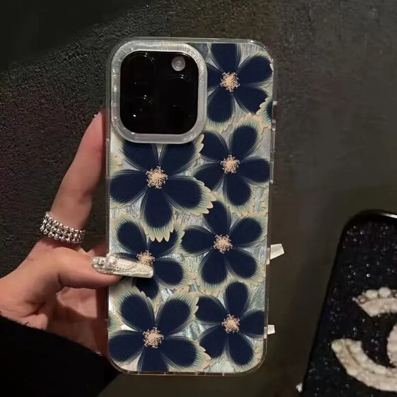 Apple iPhone 16 Pro/Max Shiny Floral phone case - Picture 6 of 6